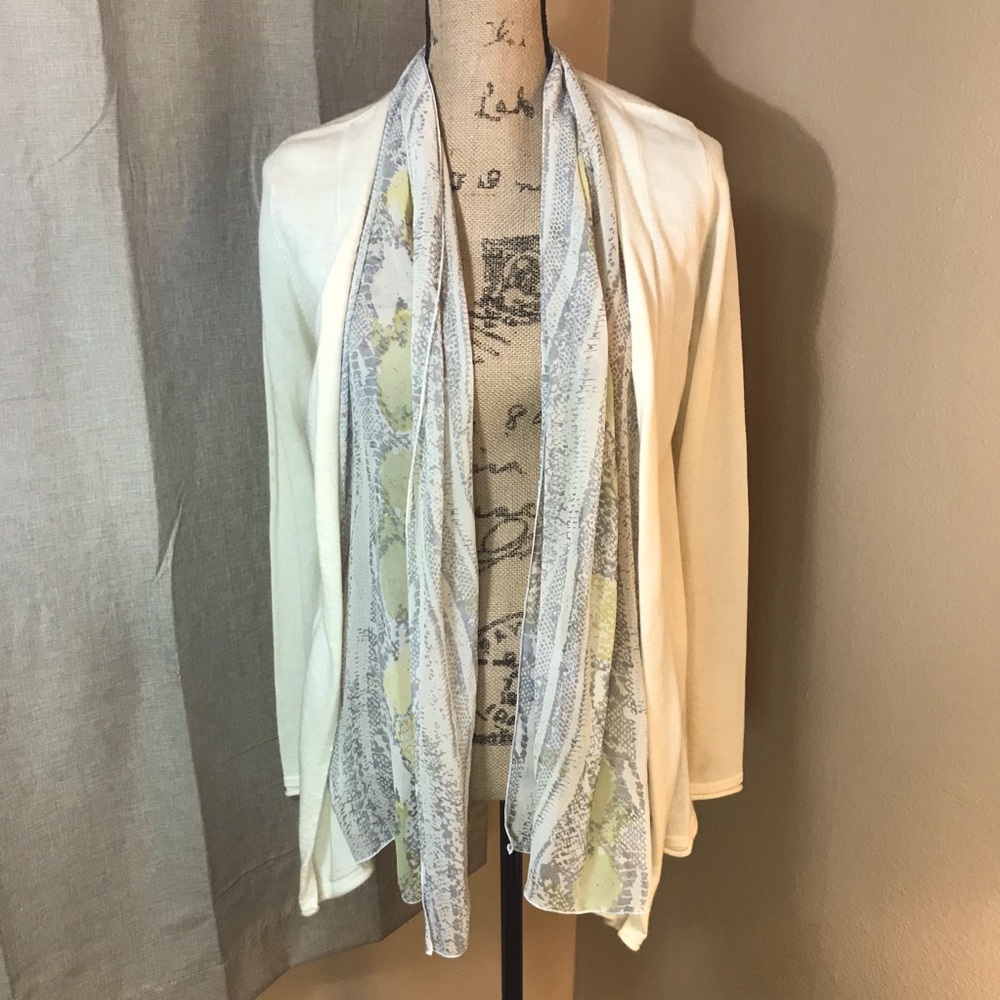 Soft Surroundings Waterfall Cardigan Women’s M - Picture 1 of 12